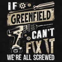 Greenfield Last Name If Greenfield CanT Fix It Ladies PosiCharge Tri-Blend Wicking Tank