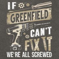 Greenfield Last Name If Greenfield CanT Fix It Cotton Canvas Backpack