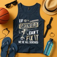Greenfield Last Name If Greenfield CanT Fix It Tank Top