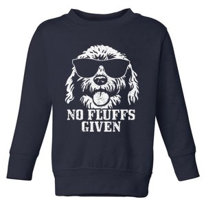 Goldendoodle Labradoodle No Fluffs The Dood Funny Doodle Dog Toddler Sweatshirt