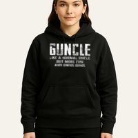 Guncle Like Normal Uncle More Fun Owns Guns Hoodie