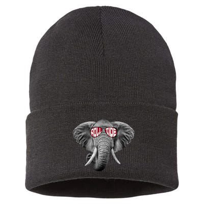 Graphic Last Name Roll Tide Alabama Retro Vintage Outfits Name Proud Sustainable Knit Beanie