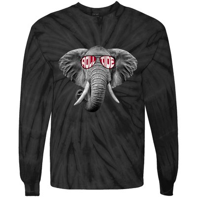 Graphic Last Name Roll Tide Alabama Retro Vintage Outfits Name Proud Tie-Dye Long Sleeve Shirt