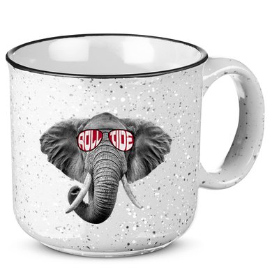 Graphic Last Name Roll Tide Alabama Retro Vintage Outfits Name Proud 15oz Campfire Ceramic Mug