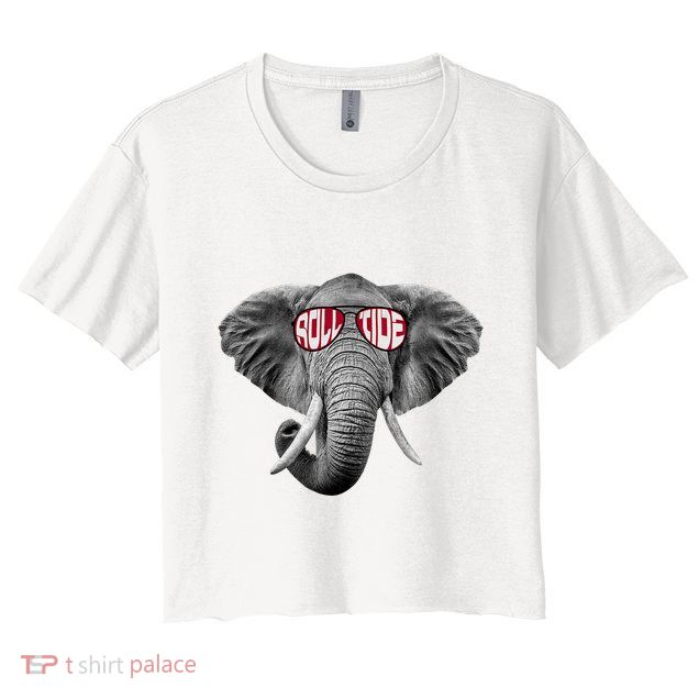 Graphic Last Name Roll Tide Alabama Retro Vintage Outfits Name Proud Crop Top
