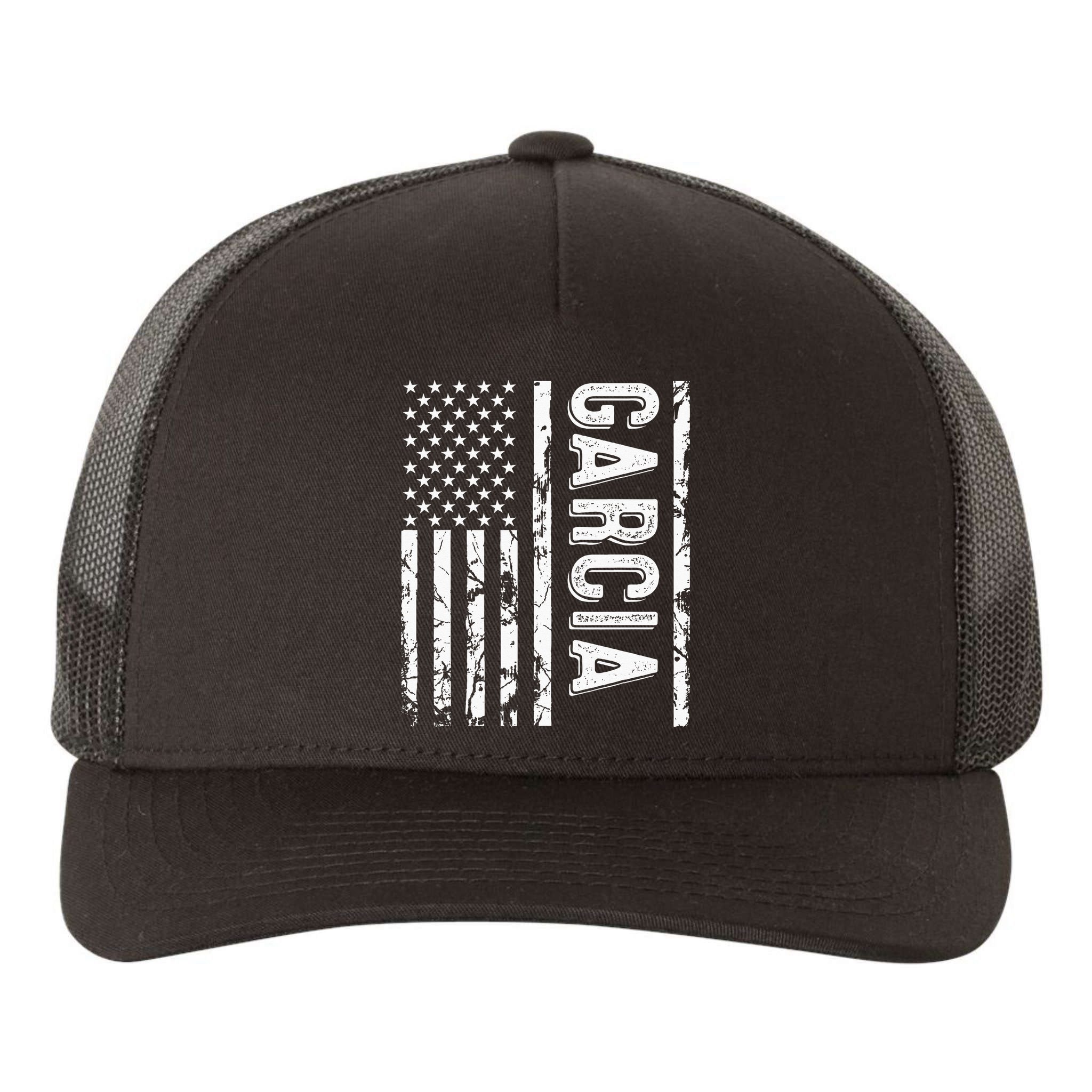 Garcia Last Name Funny Surname Team Garcia Family Reunion Yupoong Adult 5-Panel Trucker Hat