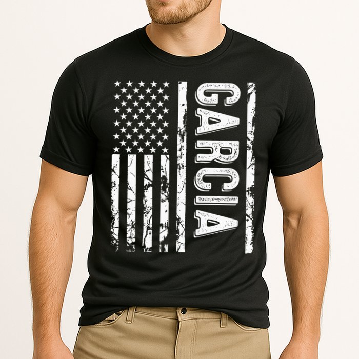 Garcia Last Name Funny Surname Team Garcia Family Reunion Cooling Performance Crew T-Shirt
