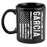 Garcia Last Name Funny Surname Team Garcia Family Reunion 11oz C Handle Ceramic Mug
