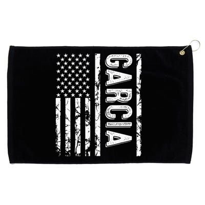 Garcia Last Name Funny Surname Team Garcia Family Reunion Grommeted Golf Towel