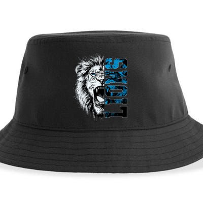 Graphic Lions Name Distressed Classic Lion Name Styles Funny Gift Sustainable Bucket Hat