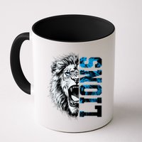 Graphic Lions Name Distressed Classic Lion Name Styles Funny Gift Mug
