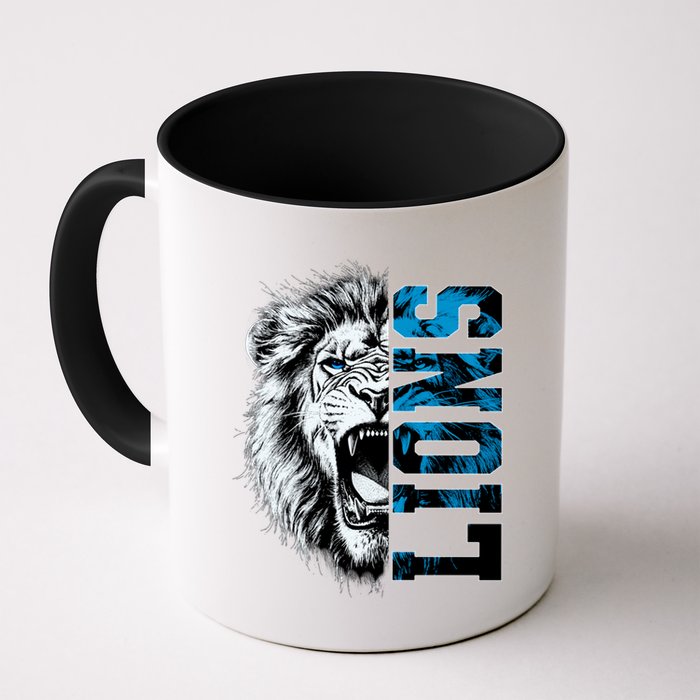 Graphic Lions Name Distressed Classic Lion Name Styles Funny Gift Mug