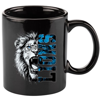 Graphic Lions Name Distressed Classic Lion Name Styles Funny Gift 11oz C Handle Ceramic Mug