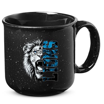 Graphic Lions Name Distressed Classic Lion Name Styles Funny Gift 15oz Campfire Ceramic Mug