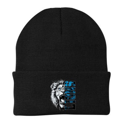 Graphic Lions Name Distressed Classic Lion Name Styles Funny Gift Beanie