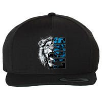 Graphic Lions Name Distressed Classic Lion Name Styles Funny Gift Wool Snapback Cap
