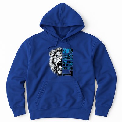 Graphic Lions Name Distressed Classic Lion Name Styles Funny Gift Hoodie