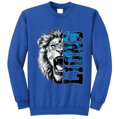 Graphic Lions Name Distressed Classic Lion Name Styles Funny Gift Sweatshirt