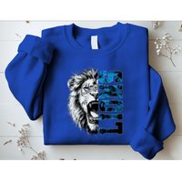 Graphic Lions Name Distressed Classic Lion Name Styles Funny Gift Sweatshirt