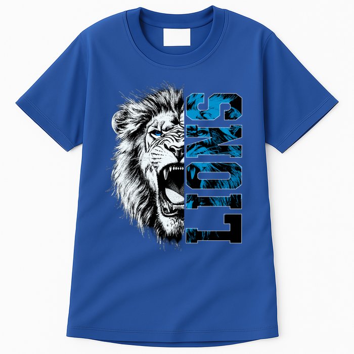 Graphic Lions Name Distressed Classic Lion Name Styles Funny Gift Tall T-Shirt