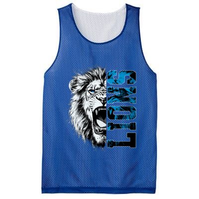 Graphic Lions Name Distressed Classic Lion Name Styles Funny Gift Mesh Reversible Basketball Jersey Tank