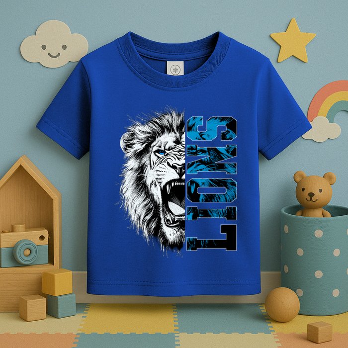 Graphic Lions Name Distressed Classic Lion Name Styles Funny Gift Toddler T-Shirt