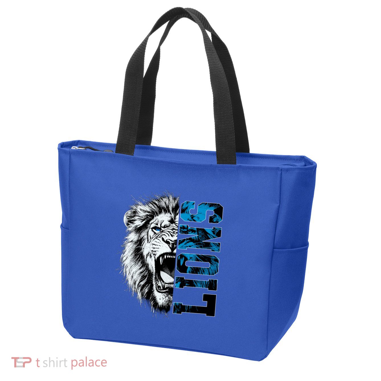 Graphic Lions Name Distressed Classic Lion Name Styles Funny Gift Zip Tote Bag