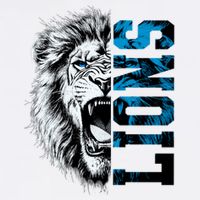Graphic Lions Name Distressed Classic Lion Name Styles Funny Gift Garment-Dyed Sweatshirt