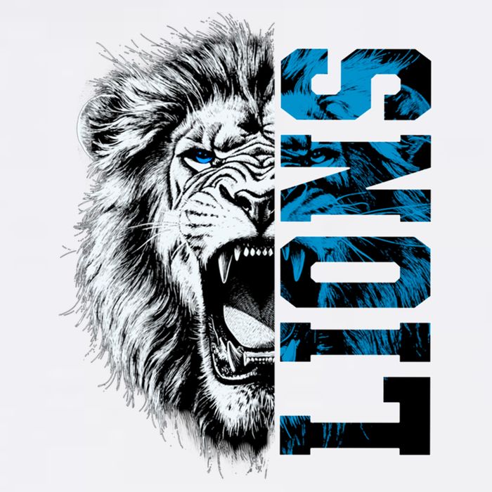 Graphic Lions Name Distressed Classic Lion Name Styles Funny Gift Garment-Dyed Sweatshirt