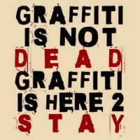 Graffiti Lives On: ItS Here To Stay Not Fade Away! Drawstring Bag