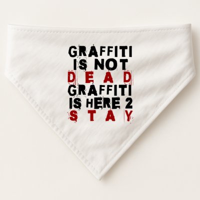 Graffiti Lives On: ItS Here To Stay Not Fade Away! USA-Made Doggie Bandana