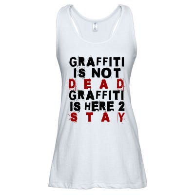 Graffiti Lives On: ItS Here To Stay Not Fade Away! Ladies Essential Flowy Tank