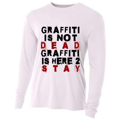 Graffiti Lives On: ItS Here To Stay Not Fade Away! Cooling Performance Long Sleeve Crew