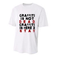 Graffiti Lives On: ItS Here To Stay Not Fade Away! Youth Performance Sprint T-Shirt