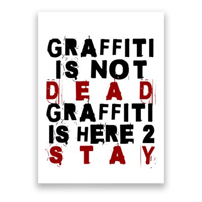Graffiti Lives On: ItS Here To Stay Not Fade Away! Poster