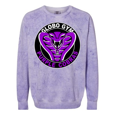 Globo Gym Purple Cobras Gym Colorblast Crewneck Sweatshirt