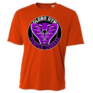 Globo Gym Purple Cobras Gym Cooling Performance Crew T-Shirt