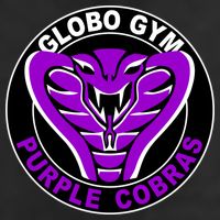 Globo Gym Purple Cobras Gym 7 Panel Mesh Trucker Snapback Hat