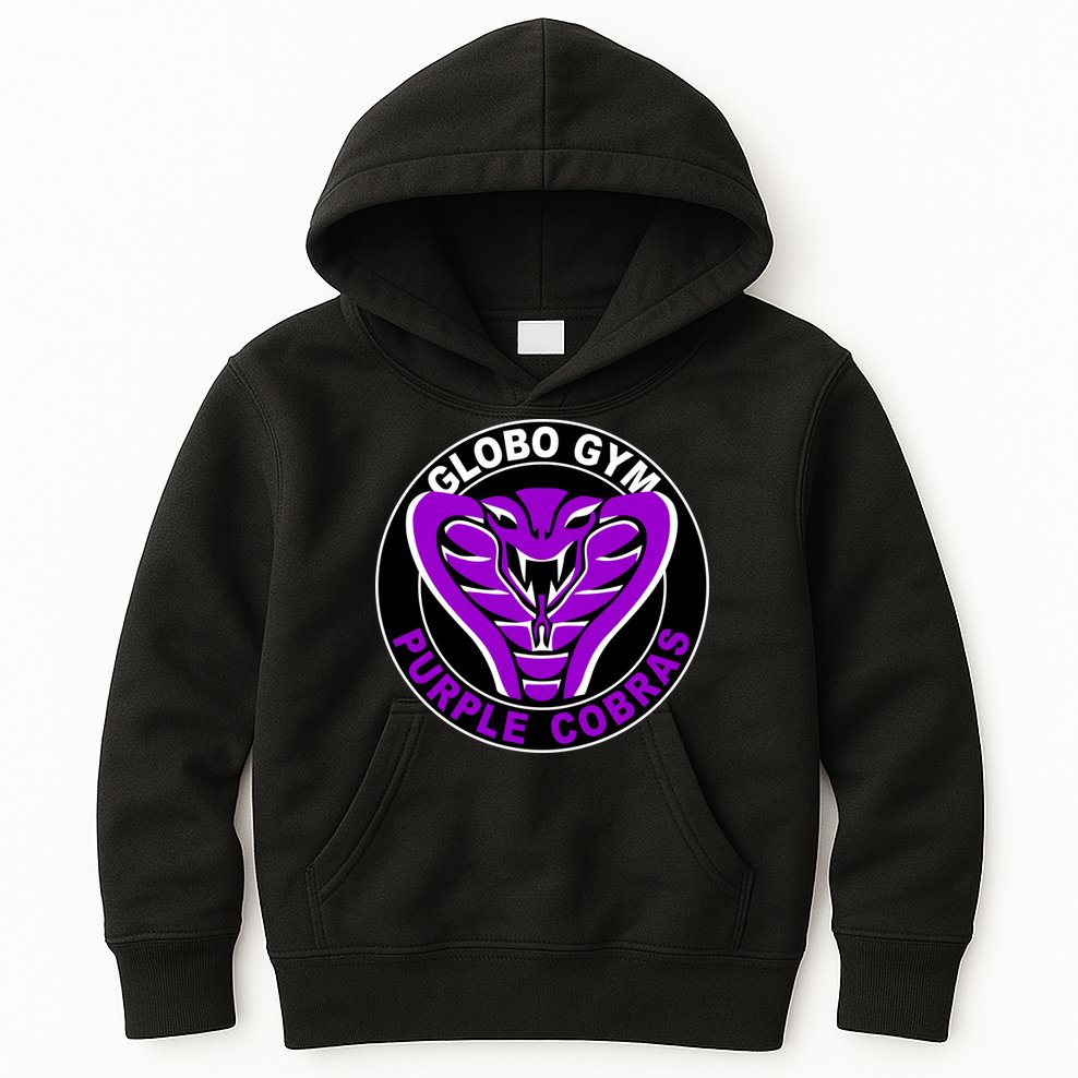 Globo Gym Purple Cobras Gym Kids Hoodie
