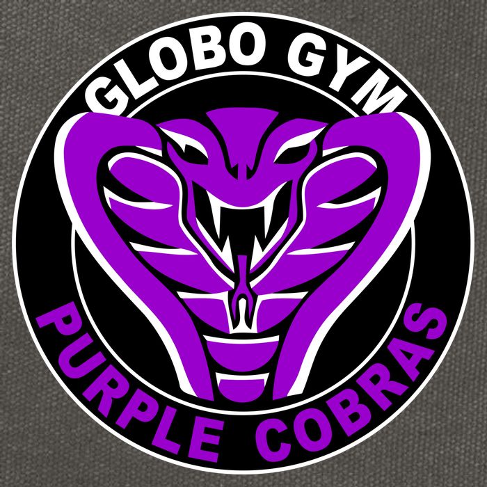 Globo Gym Purple Cobras Gym Cotton Canvas Backpack