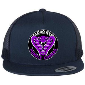 Globo Gym Purple Cobras Gym Flat Bill Trucker Hat