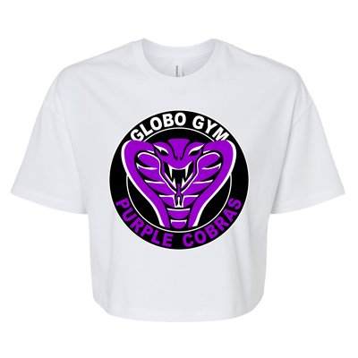 Globo Gym Purple Cobras Gym Bella+Canvas Jersey Crop Tee