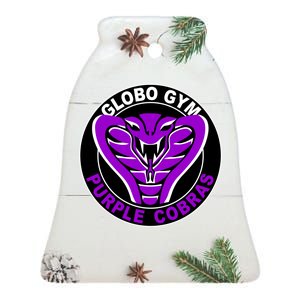 Globo Gym Purple Cobras Gym Ceramic Bell Ornament