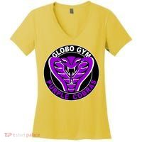 Globo Gym Purple Cobras Gym Women's V-Neck T-Shirt