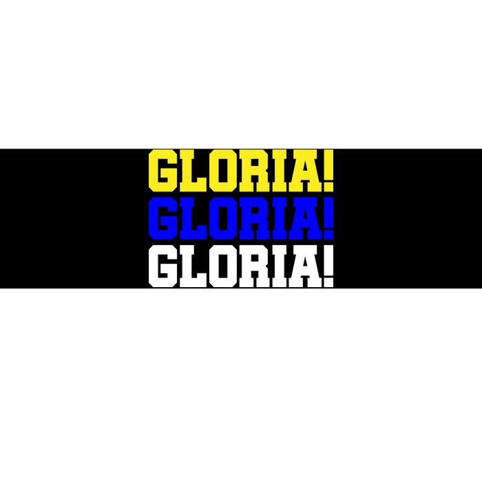 Gloria! Gloria! Gloria! Bumper Sticker