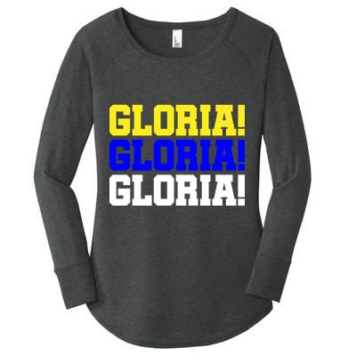Gloria! Gloria! Gloria! Women's Perfect Tri Tunic Long Sleeve Shirt
