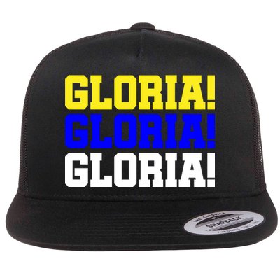 Gloria! Gloria! Gloria! Flat Bill Trucker Hat