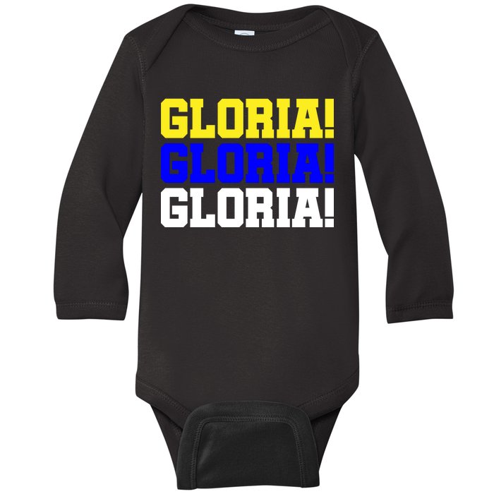 Gloria! Gloria! Gloria! Baby Long Sleeve Bodysuit