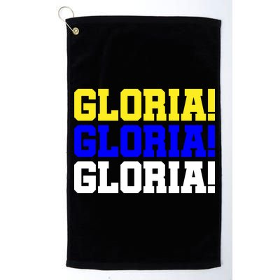 Gloria! Gloria! Gloria! Platinum Collection Golf Towel