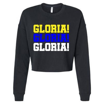Gloria! Gloria! Gloria! Cropped Pullover Crew